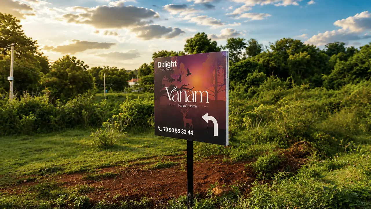 Meditation and yoga space at Vanam farmland