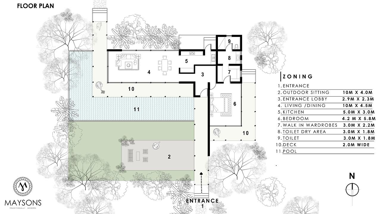 Forest Villa floor plan